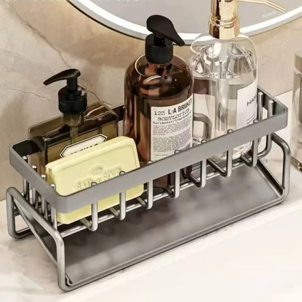 Kitchen Sink Caddy – Sponge, Soap & Towel Holder