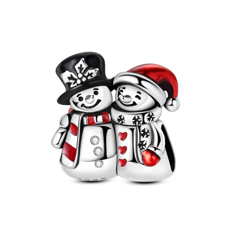 925 Silver Christmas Charm – Stocking, Gingerbread & Reindeer