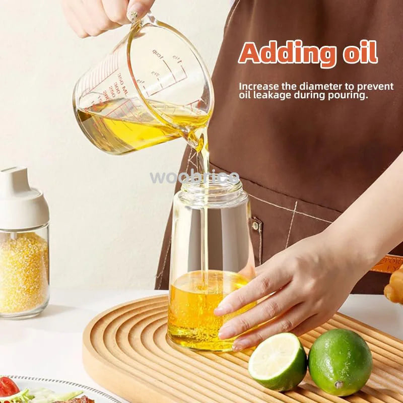 2-in-1 Oil Sprayer & Brush – For Air Fryer, Salad & Grilling