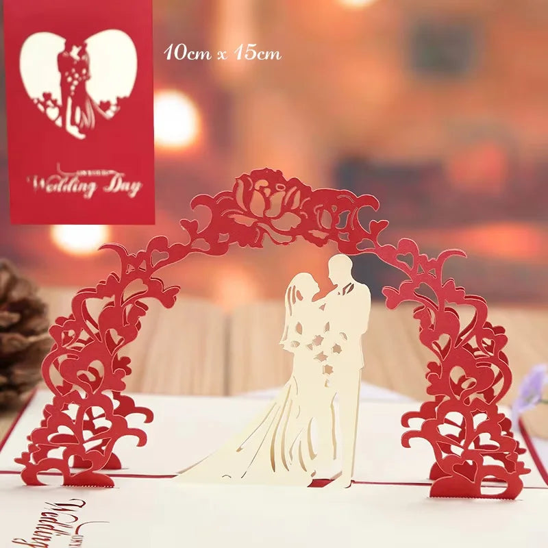 3D Pop-Up Flower Greeting Card – Handmade Card for Any Occasion