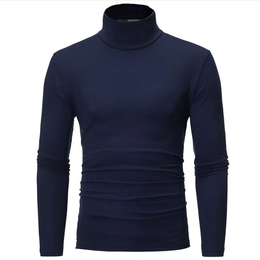 Men's Thermal Base Layer Top – High Neck Long Sleeve