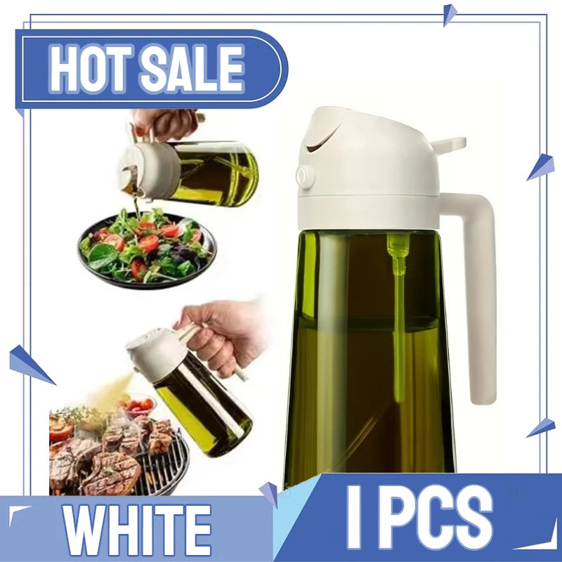 2-in-1 Oil Sprayer & Brush – For Air Fryer, Salad & Grilling