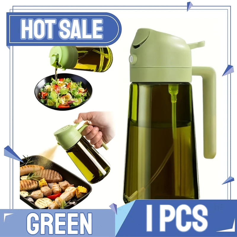 2-in-1 Oil Sprayer & Brush – For Air Fryer, Salad & Grilling