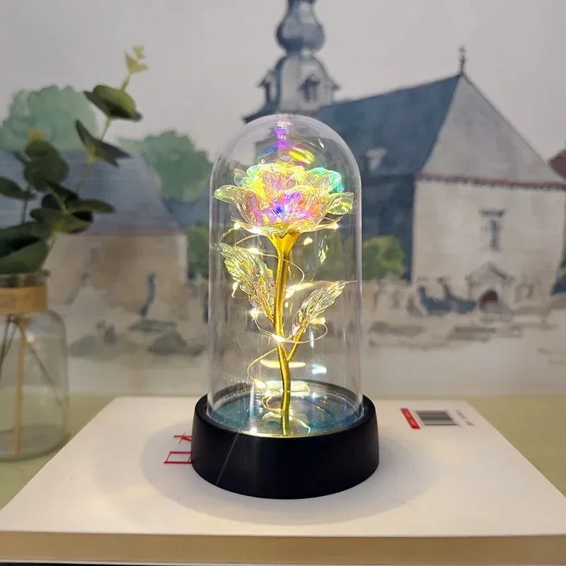 Eternal Rose with LED Light – Artificial Rose Gift for Her