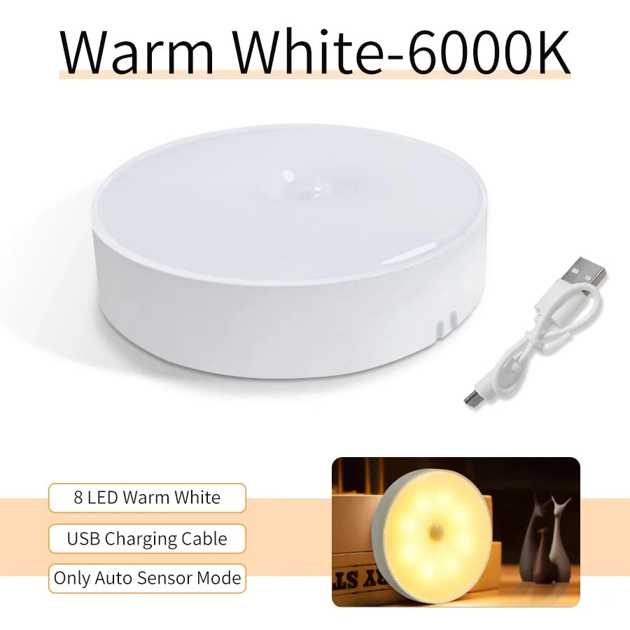 Rechargeable Motion Sensor Night Light – Cabinet & Hallway Lamp