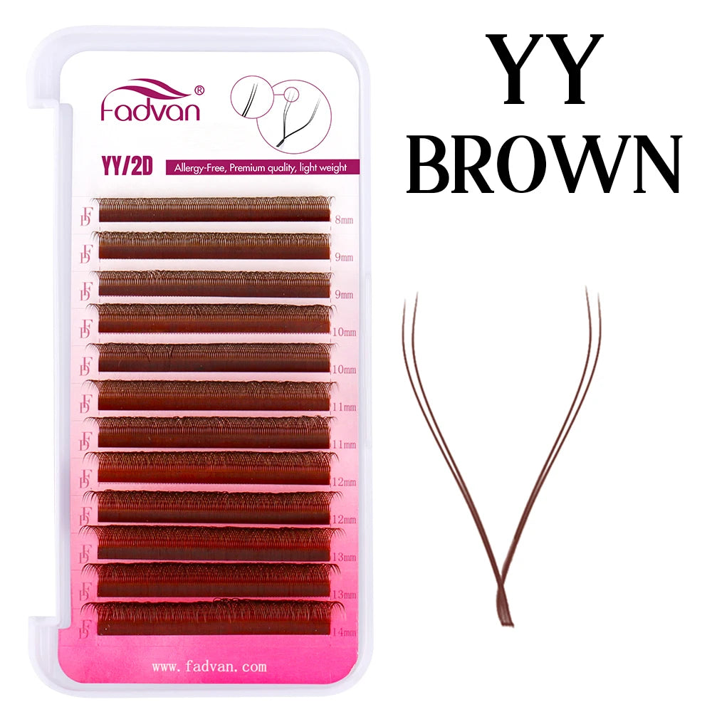 Natural Premade Eyelash Extensions – Soft Faux Mink 2D Lashes
