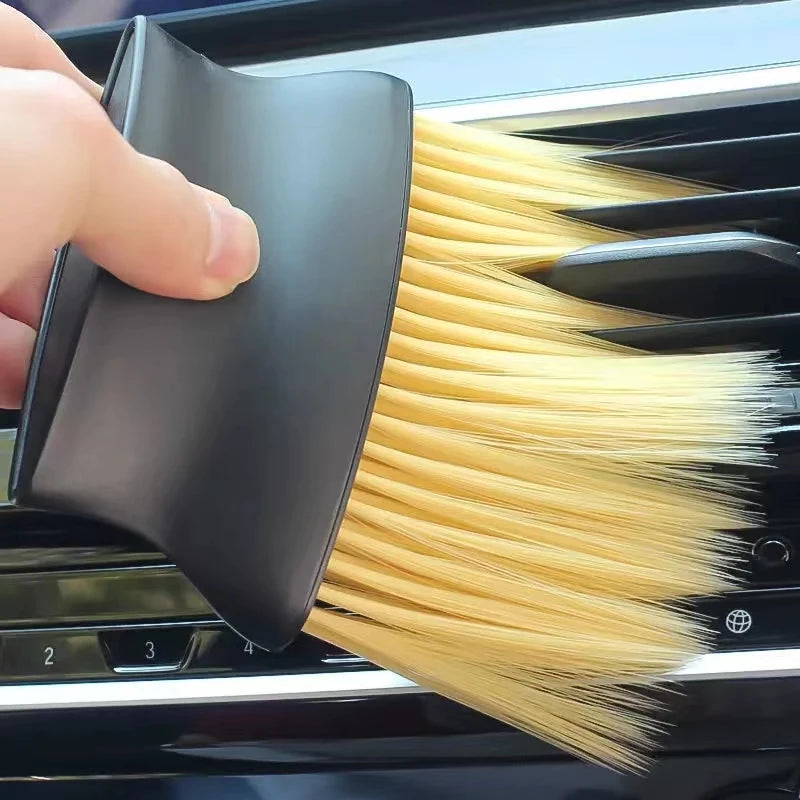 Car Interior Detailing Brush – Soft Dust Brush for Vents & Gaps