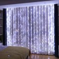 LED Curtain Lights 3x3 m / 6x3 m with Remote – Window Fairy Lights