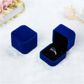 Red Velvet Ring Box – Engagement & Proposal Gift Box