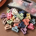 Matte Hair Claw Clips (20 pcs) – Candy Colors