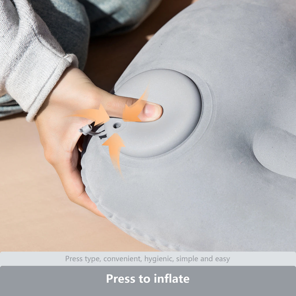 Ultralight Inflatable Camping Pillow – Travel Neck Support