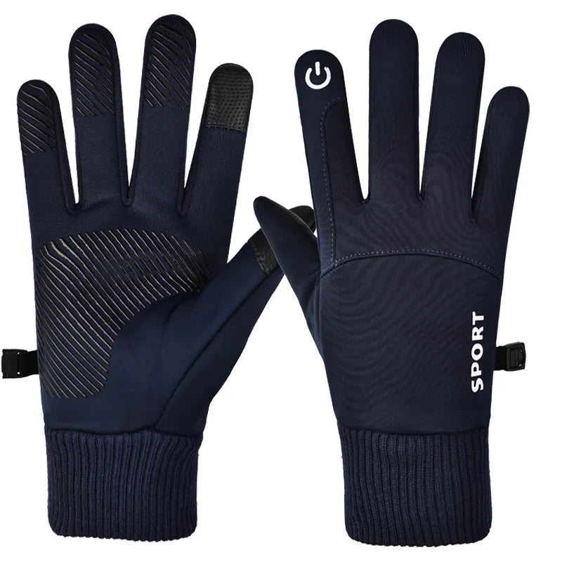 Waterproof Touchscreen Winter Gloves – Fleece Lined