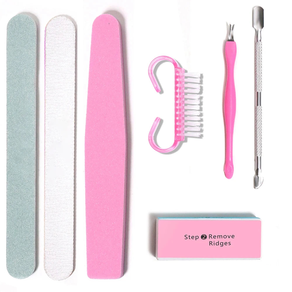 Electric Nail Drill & Manicure Kit with Nail Lamp
