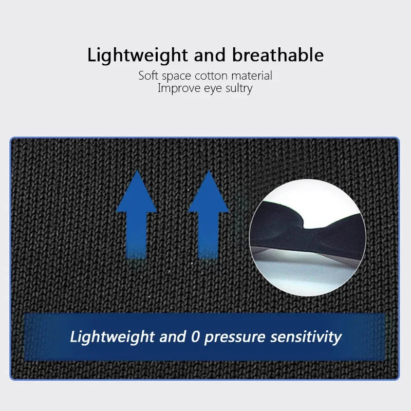 3D Eye Mask Breathable, Light-Proof, Three-Dimensional Eye Mask, Sleep Eye Mask, Fits the Face