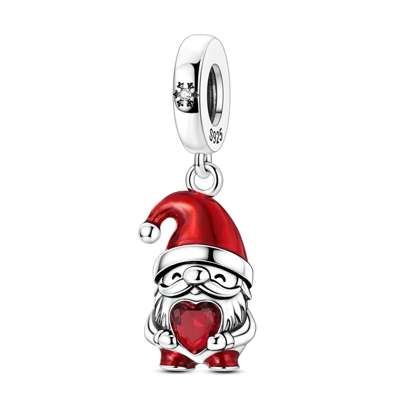 925 Silver Christmas Charm – Stocking, Gingerbread & Reindeer