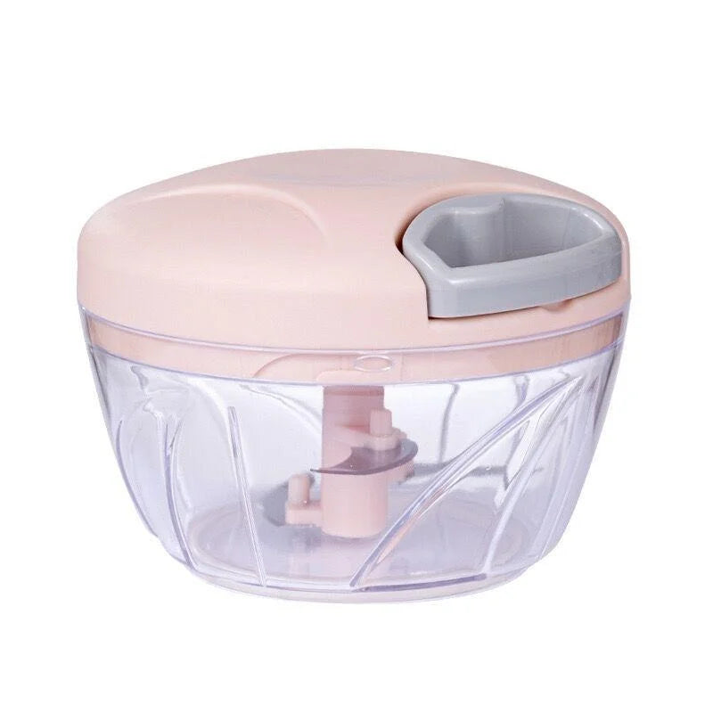 Manual Food Chopper 500/900 ml – Garlic, Onion & Meat Mincer