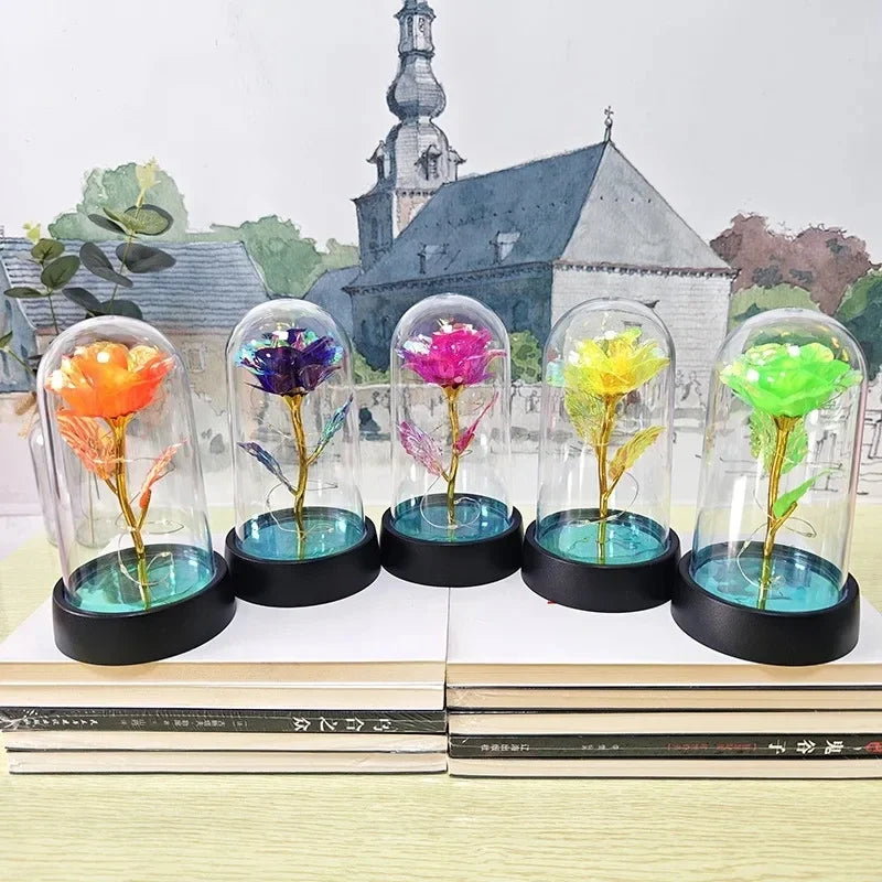 Eternal Rose with LED Light – Artificial Rose Gift for Her