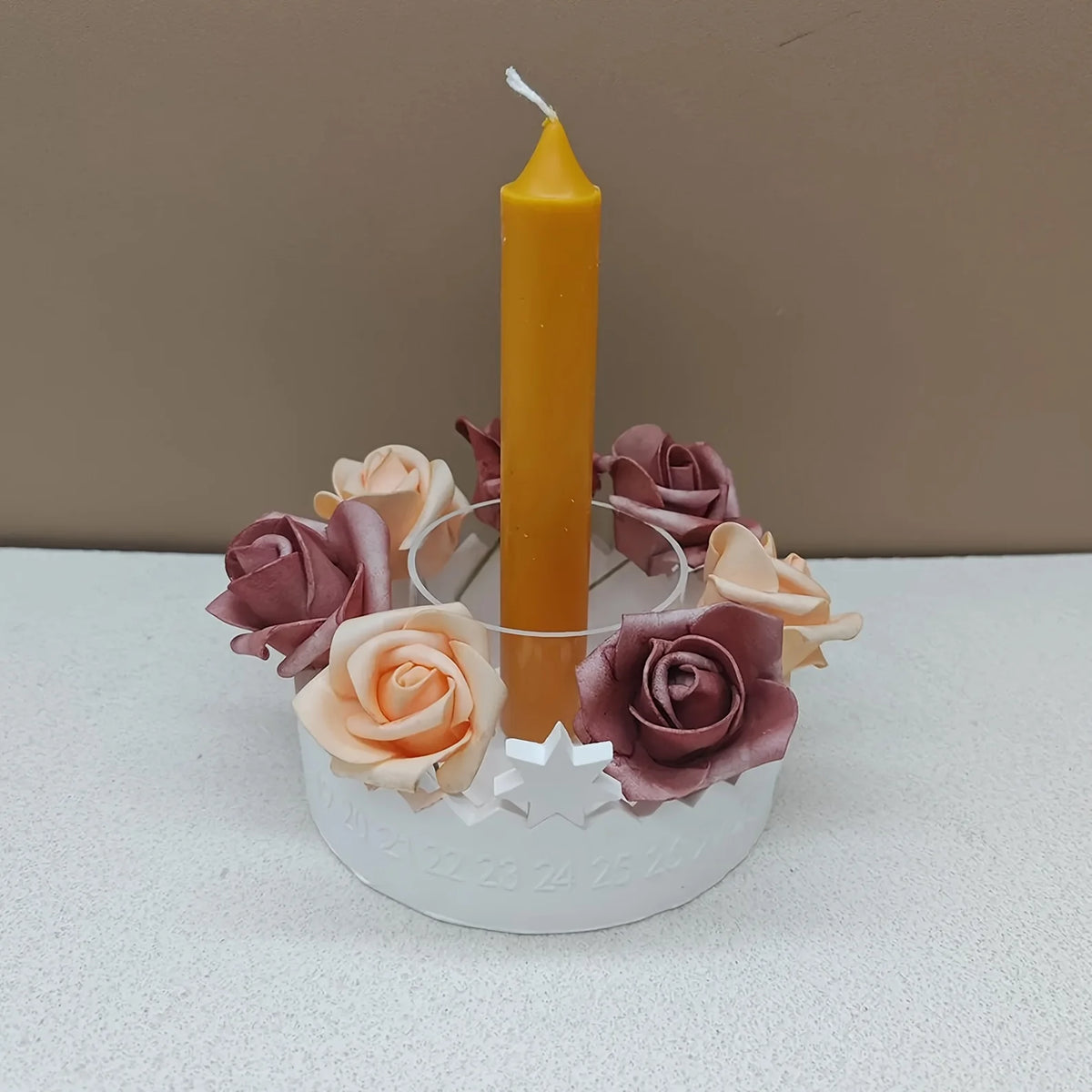 Advent Countdown Candle Holder Silicone Mold – DIY Christmas Decor