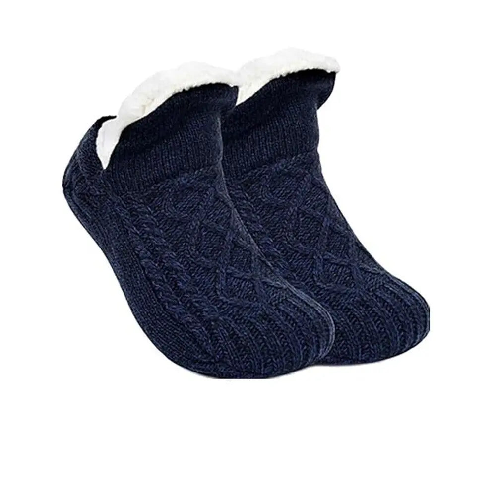 Super Warm Non-Slip Floor Socks – Velvet Slipper Socks
