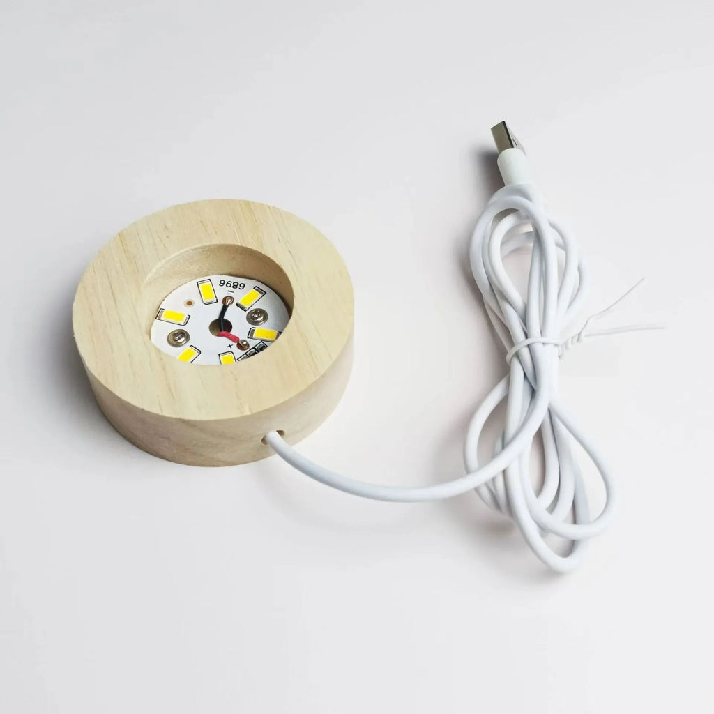 Galaxy Crystal Ball Night Light – Solar System Lamp