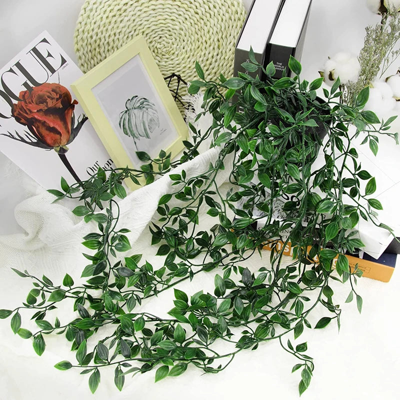 Artificial Hanging Ivy Plants with Pots – Indoor Home Decor
