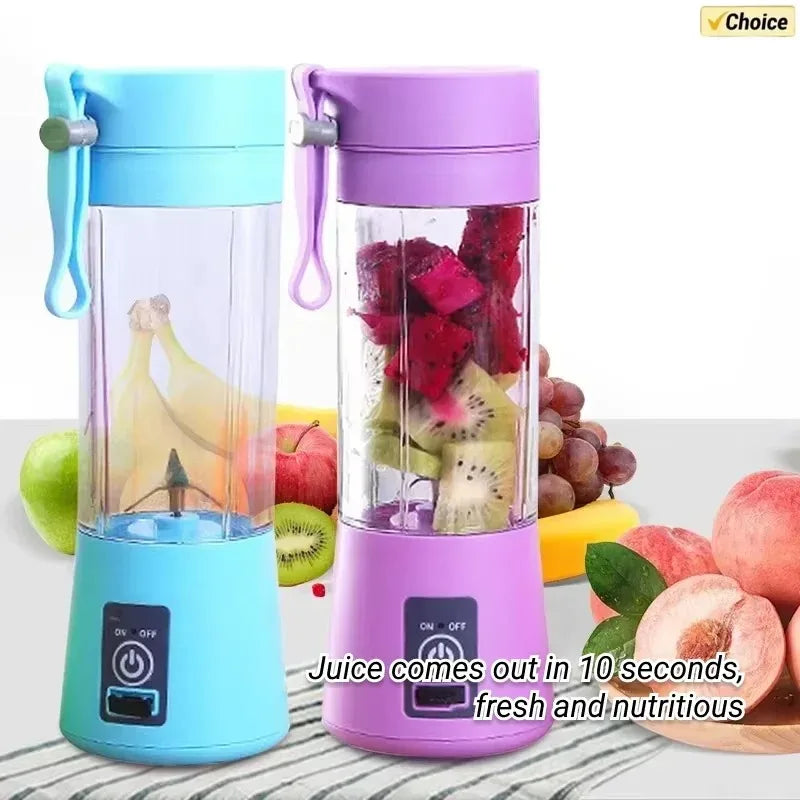 Portable Blender 380 ml – Rechargeable Smoothie Cup