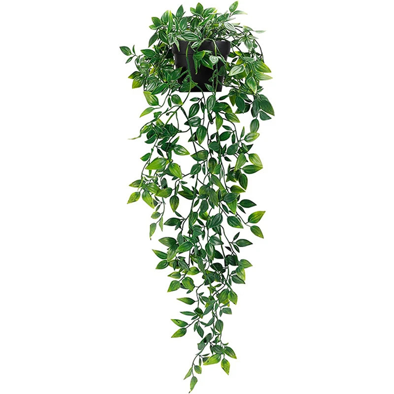 Artificial Hanging Ivy Plants with Pots – Indoor Home Decor
