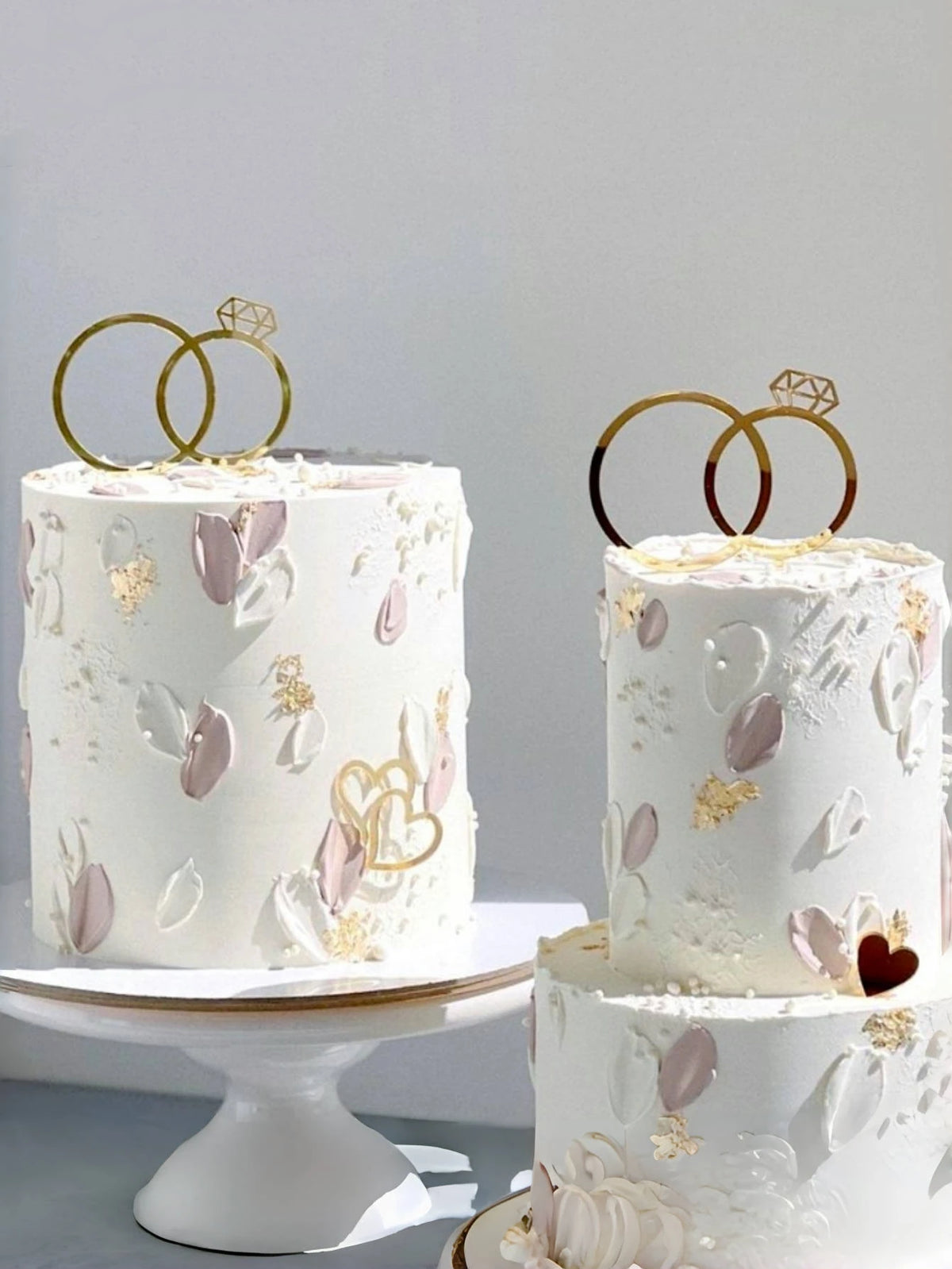 Diamond Ring Acrylic Cake Topper – Engagement & Anniversary