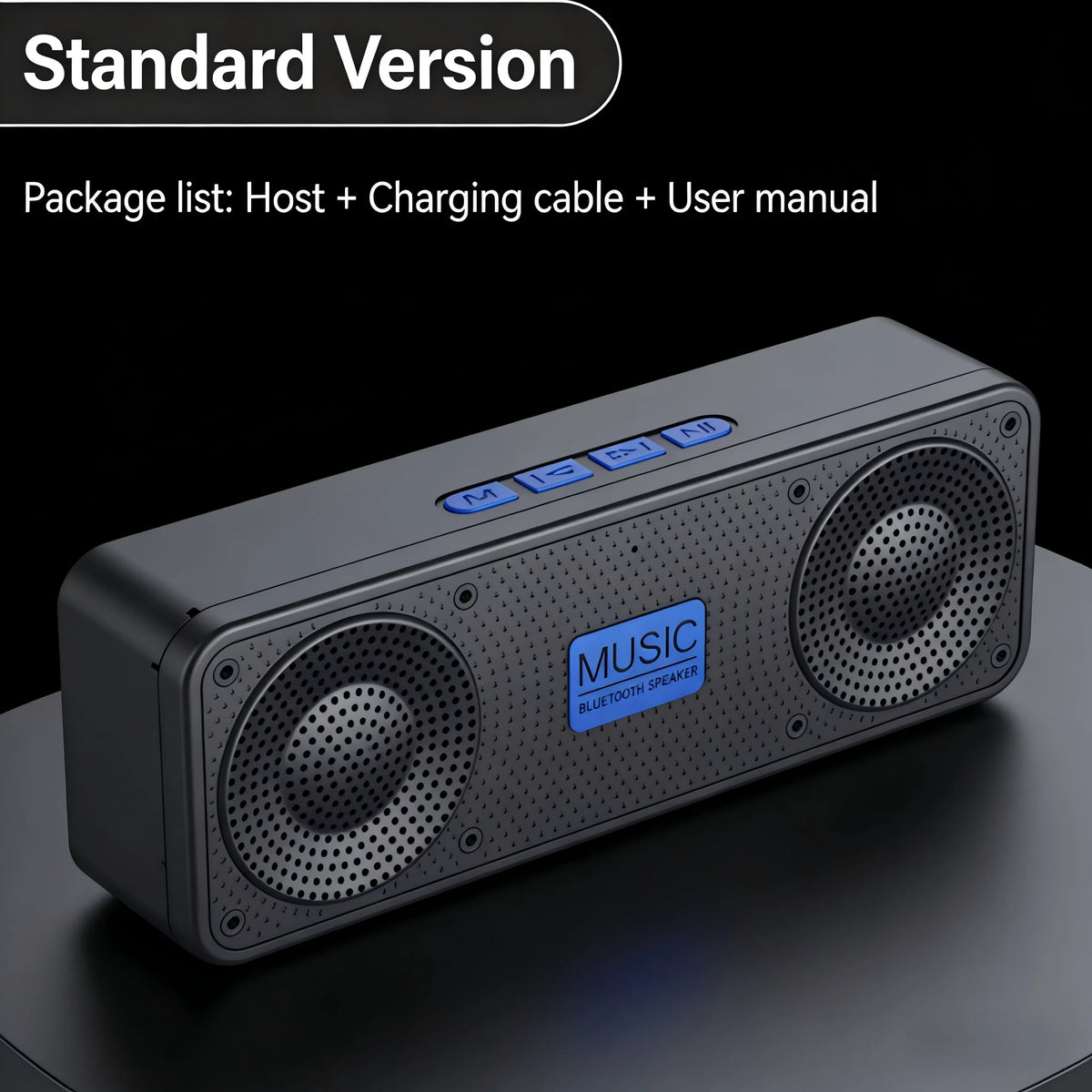 S18 Portable Bluetooth Speaker – Subwoofer, FM Radio, Waterproof