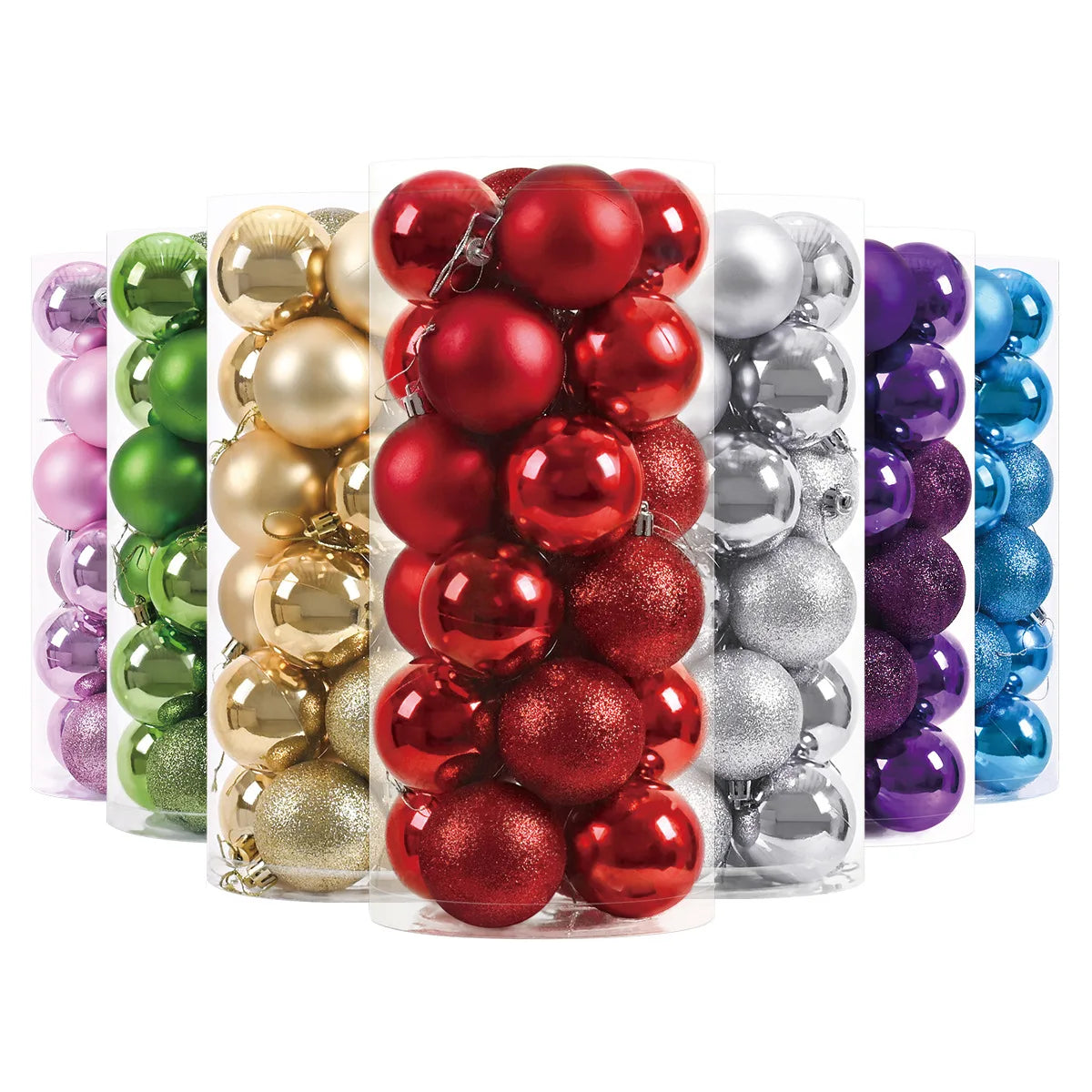 Mini Christmas Ball Ornaments 3 cm (24 pcs)