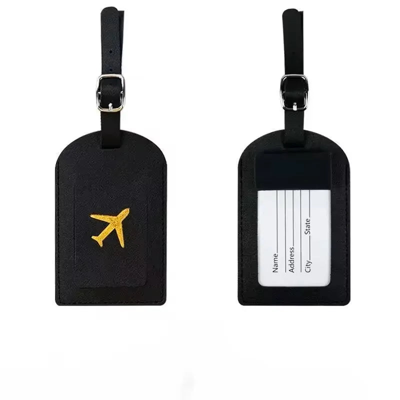 Leather Luggage Tag – Suitcase Name & Address Label