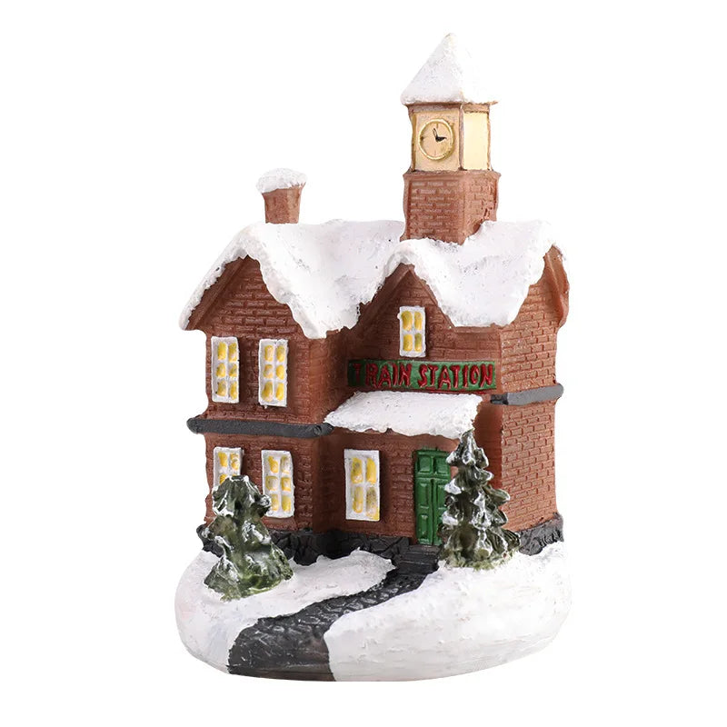 Christmas Village House Night Light – Battery Powered Decor