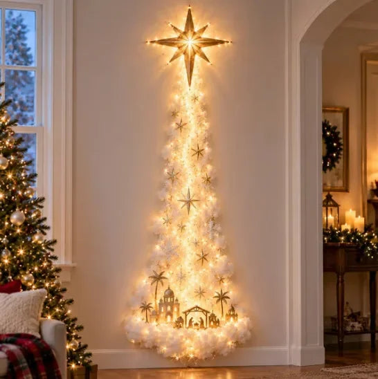 Christmas Magic Trail LED Wall Light – Santa Sleigh Scene
