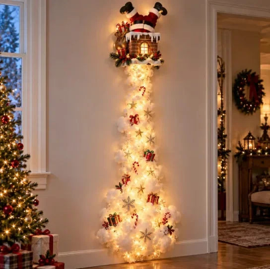 Christmas Magic Trail LED Wall Light – Santa Sleigh Scene