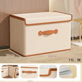 Clothes Storage Box with Lid – Foldable Wardrobe Organizer