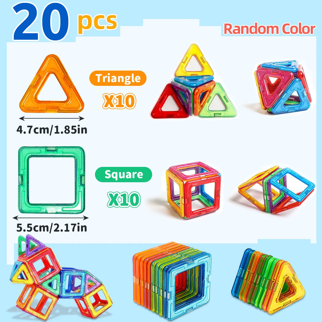 Magnetic Building Blocks – STEM Construction Toy for Kids