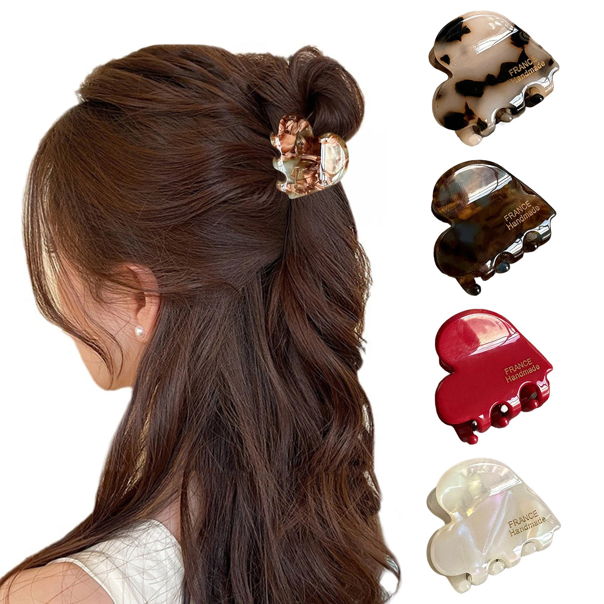 Heart Hair Claw Clip – Cute Hair Accessory