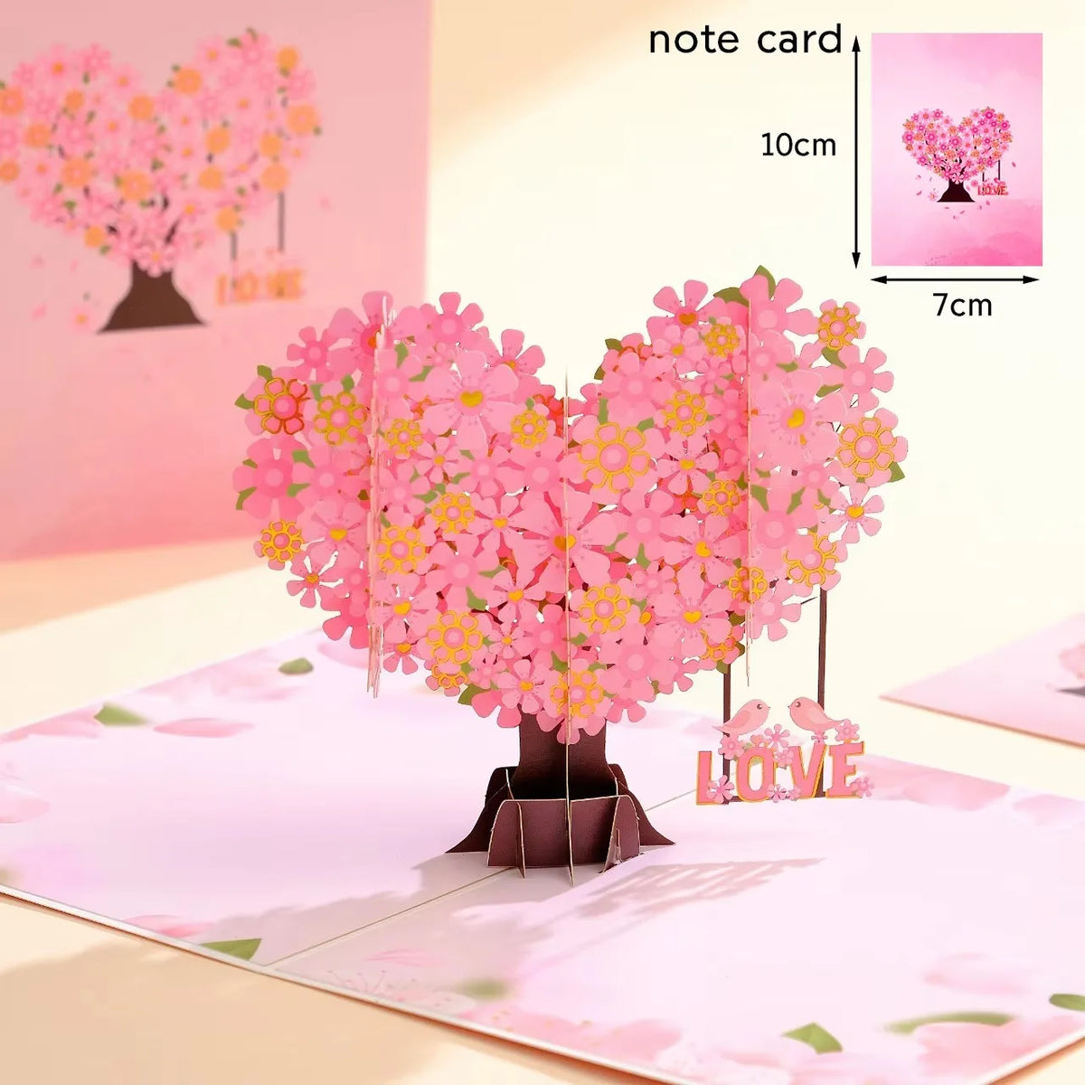 3D Pop-Up Flower Greeting Card – Handmade Card for Any Occasion