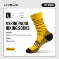 Merino Wool Hiking & Running Socks – Breathable Cushioned