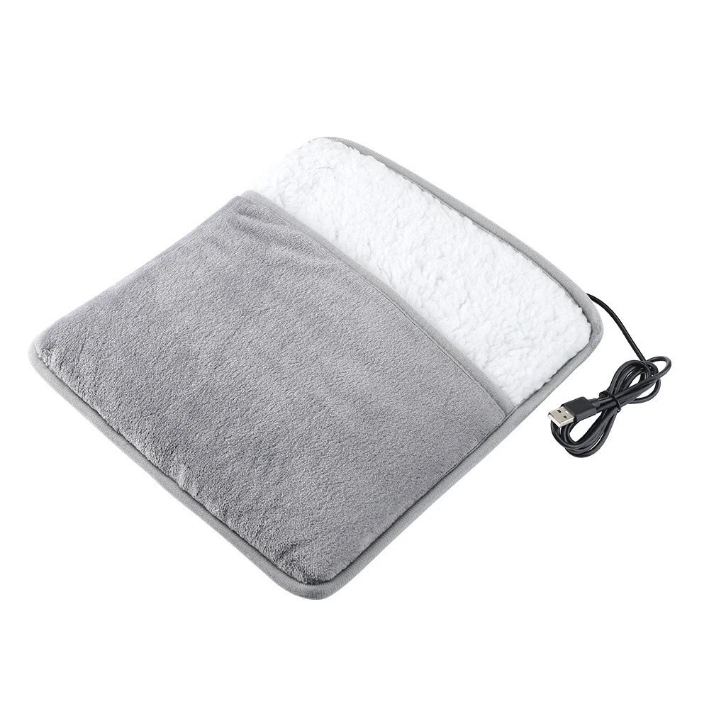 Electric Foot Warmer – Soft Flannel Heated Foot Pad