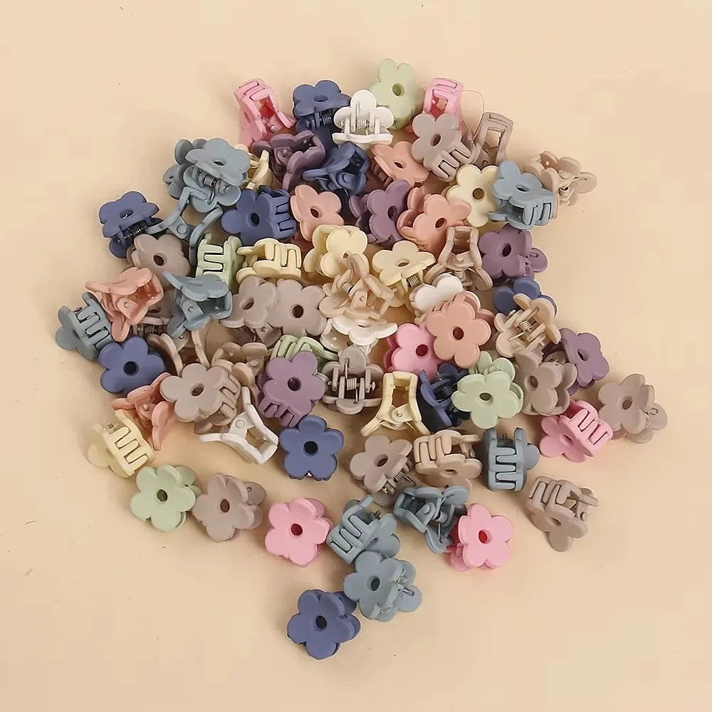 Matte Hair Claw Clips (20 pcs) – Candy Colors