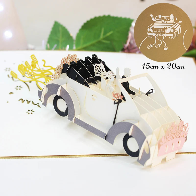 3D Pop-Up Flower Greeting Card – Handmade Card for Any Occasion