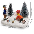 Christmas Village Figurines Set – Holiday Scene Accessories