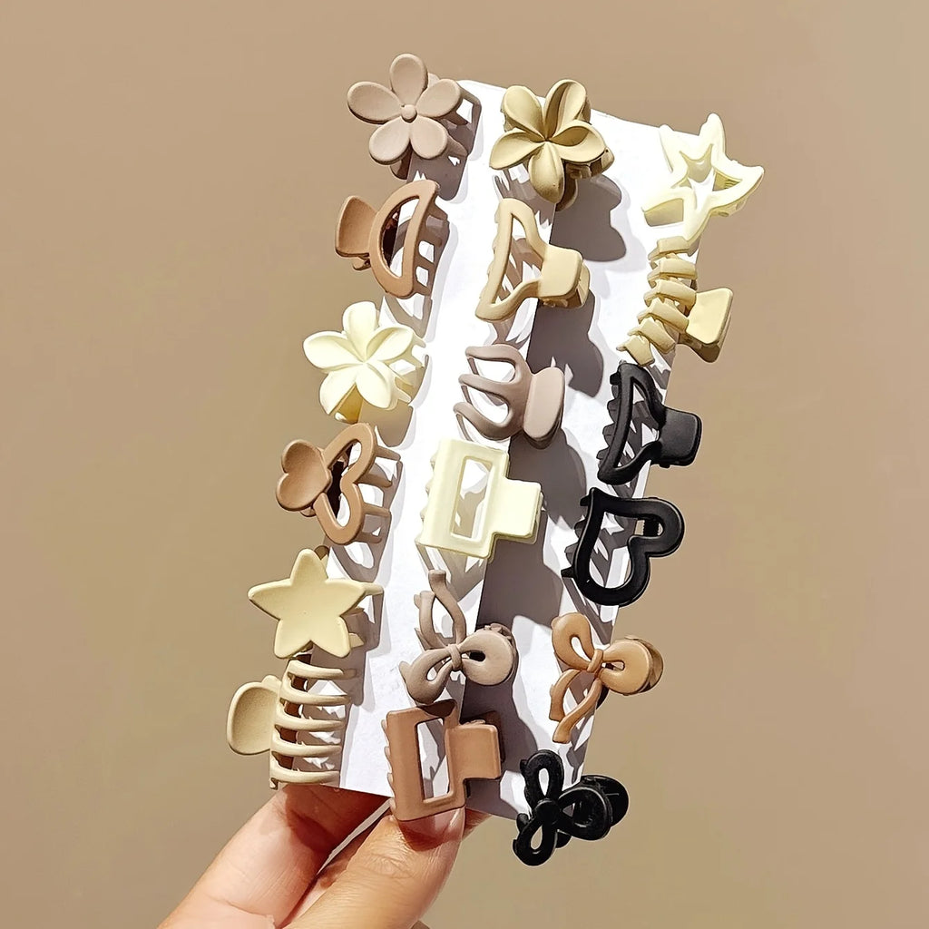 Small Hair Clips Mixed Pack – Beige Hair Accessories