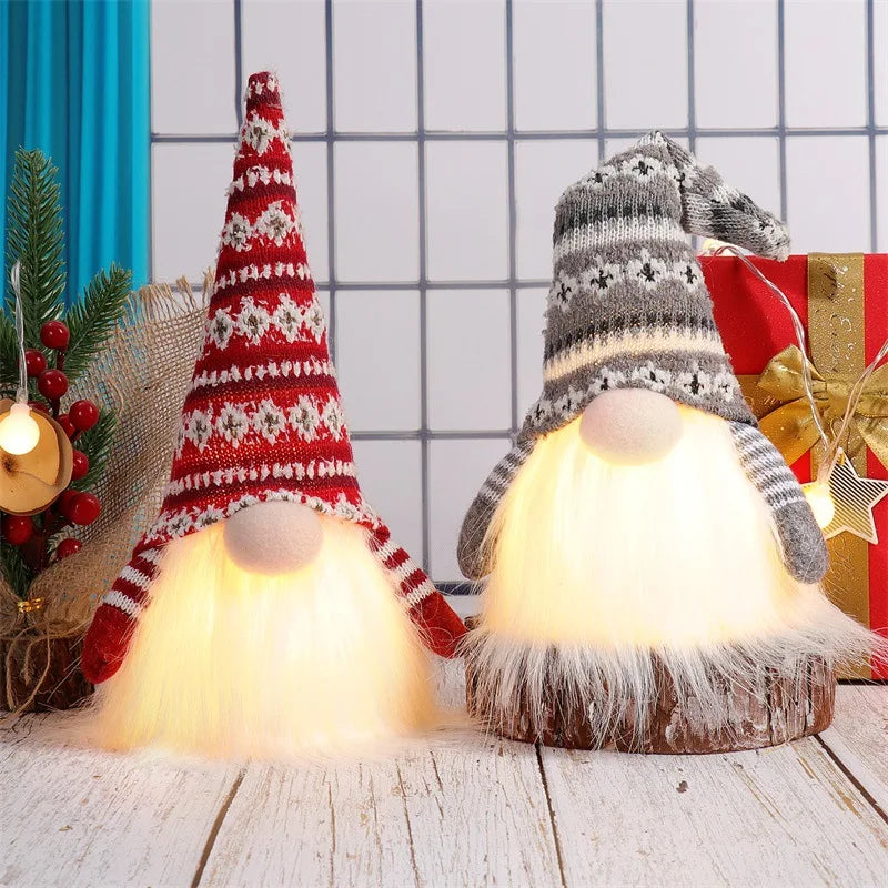 LED Christmas Gnome with Lights 20/30 cm