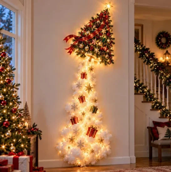 Christmas Magic Trail LED Wall Light – Santa Sleigh Scene