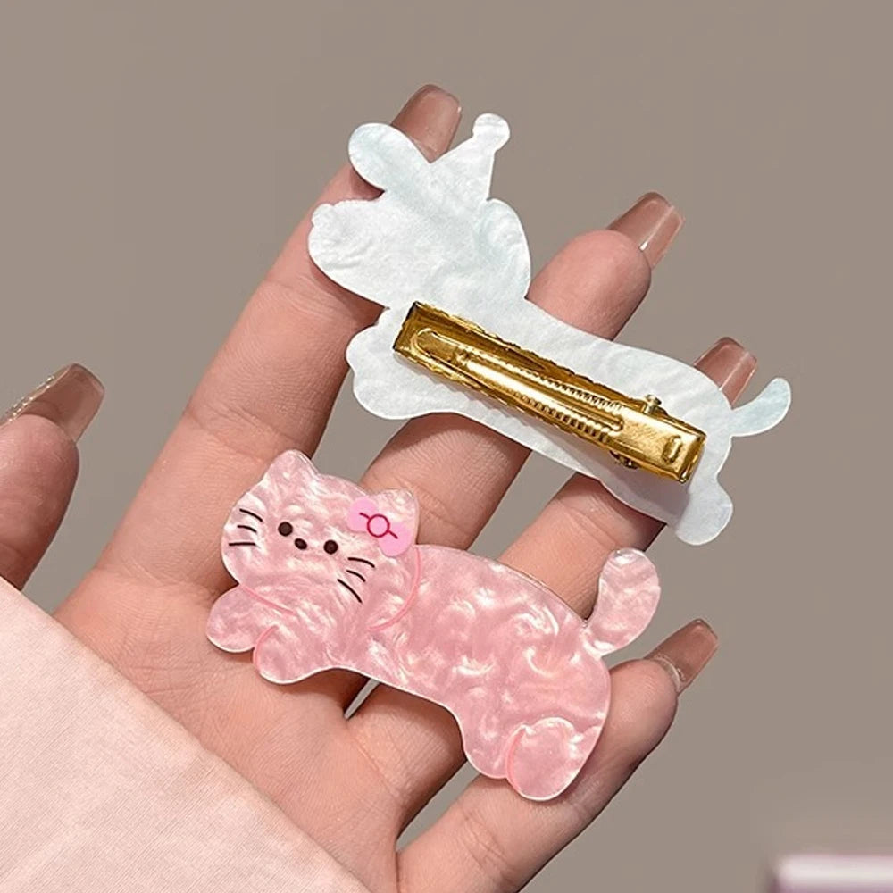 Cute Puppy Christmas Hair Clips (5 pcs)