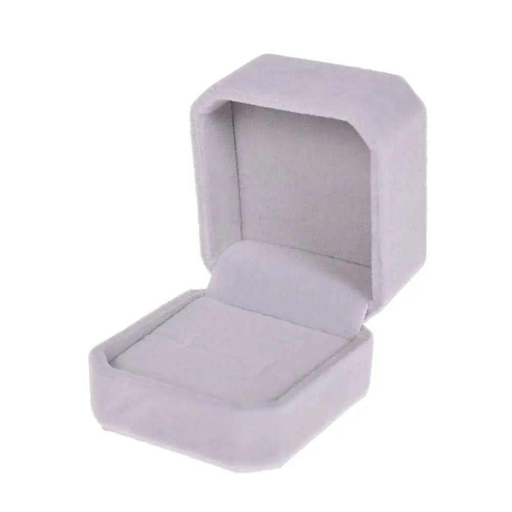Red Velvet Ring Box – Engagement & Proposal Gift Box