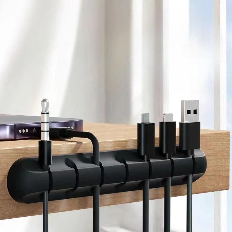Cable Organizer Clips – Desk Charging Cable Holder