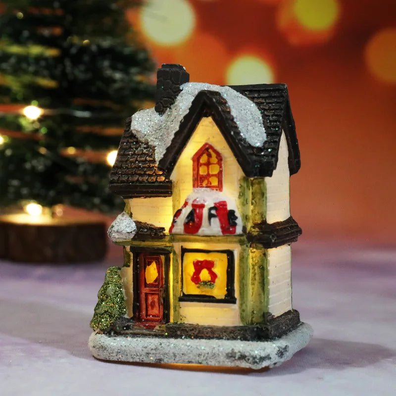 Christmas Village House Night Light – Battery Powered Decor